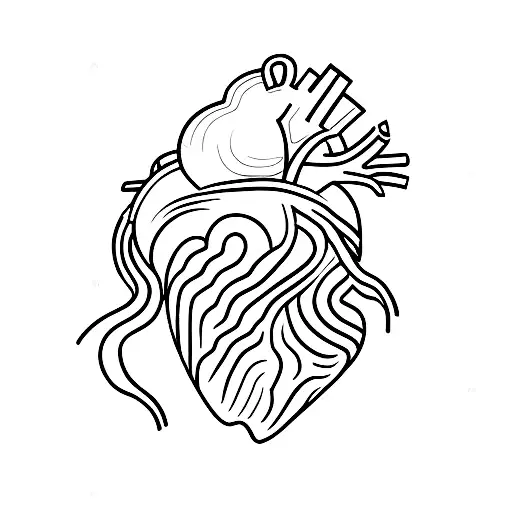 heart in ice  tattoo design idea