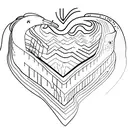 heart in ice  tattoo design idea