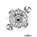Naruto reaper death seal tattoo design idea