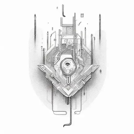 heartbeat to flatline tattoo design idea