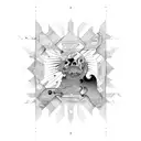 heartbeat to flatline tattoo design idea