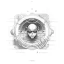 heartbeat to flatline tattoo design idea