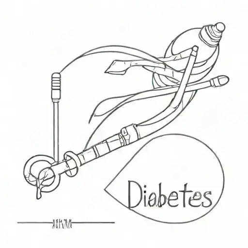 diabetes type 1 tattoo design idea