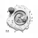 Naruto stomach seal tattoo design idea