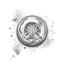 Naruto stomach seal tattoo design idea
