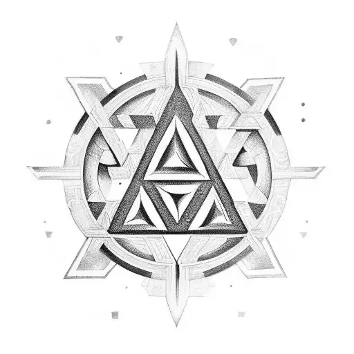 Valknut Symbol tattoo design idea