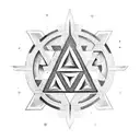 Valknut Symbol tattoo design idea