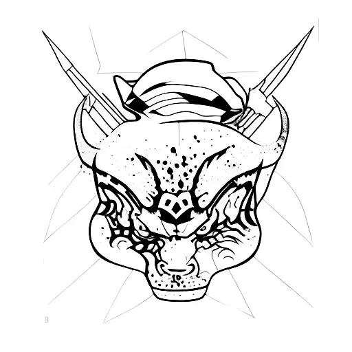 pantera cuerpo tattoo design idea