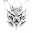 pantera tattoo design idea