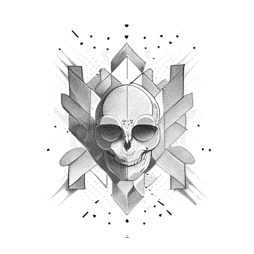 Balance Heart and mind tattoo design idea