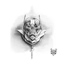 Signe verseau et taureau tattoo design idea
