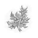 holly larkspur  tattoo design idea