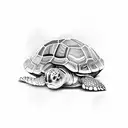 tortoise tattoo design idea