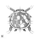 tortoise tattoo design idea