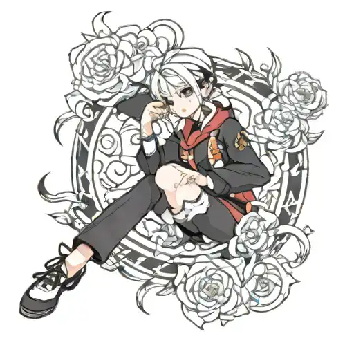 Zenin Maki tattoo design idea