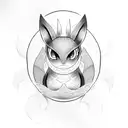 Umbreon tattoo design idea