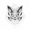 Umbreon tattoo design idea