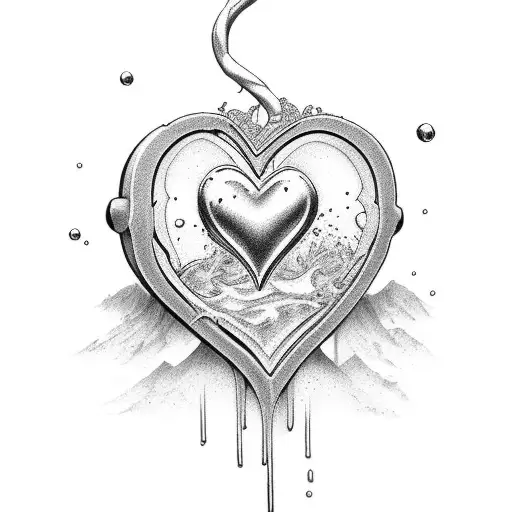 love potion tattoo design idea