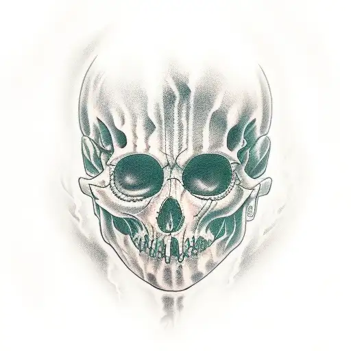 Chicano horror full back tattoo tattoo design idea