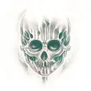 Chicano horror full back tattoo tattoo design idea