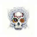 Chicano horror full back tattoo tattoo design idea