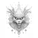 Anime Hand tattoo design idea