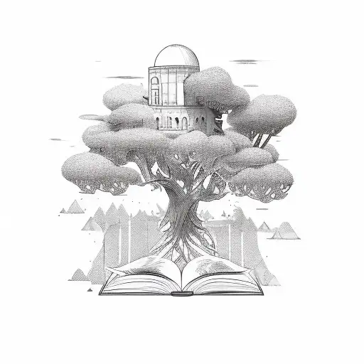 Book open with a world going out tattoo design idea
