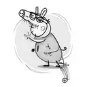 Peppa Pig tattoo design idea