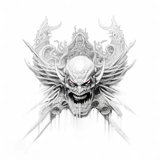Demon Wings tattoo design idea
