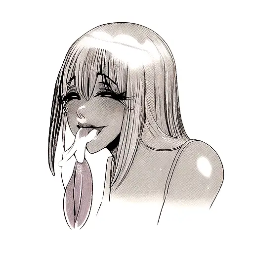 lips licking a banana tattoo design idea