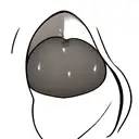 lips licking a banana tattoo design idea