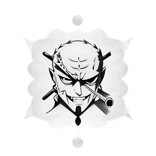 roronoa zoro tattoo design idea