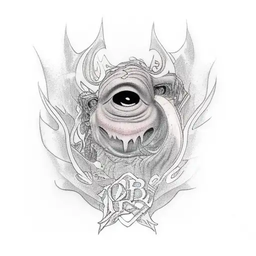 hobbit tattoo design idea