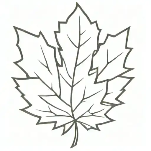 toronto maple leaf tattoo design idea