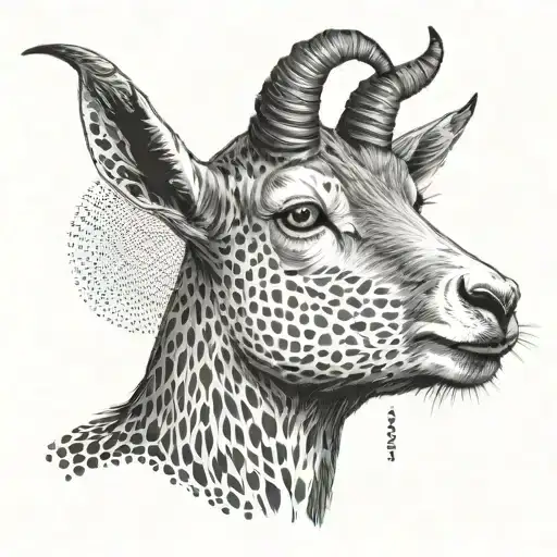 goat cr7 quote tattoo design idea