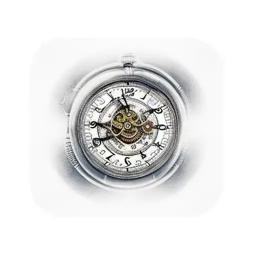 steampunk tattoo for leg or thigh, clock designs  tattoo design idea