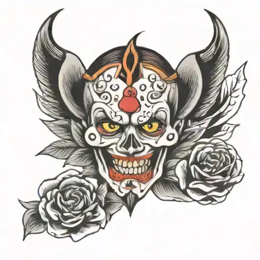 misunderstood villain tattoo design idea