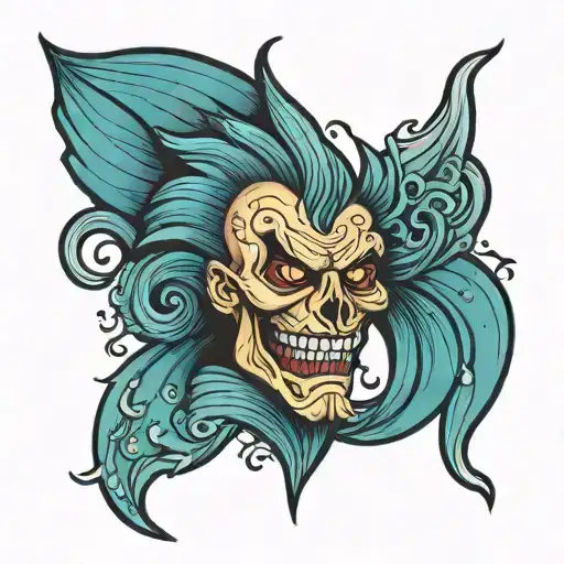 misunderstood villain tattoo design idea
