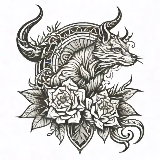 A line for the west coast of South Africa tattoo design idea