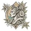 A line for the west coast of South Africa tattoo design idea