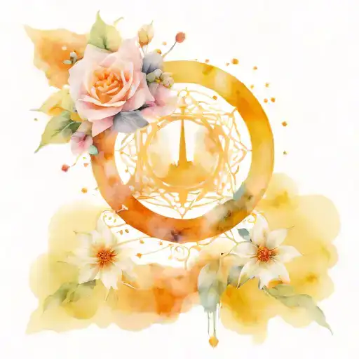 monotony, astral balance tattoo design idea