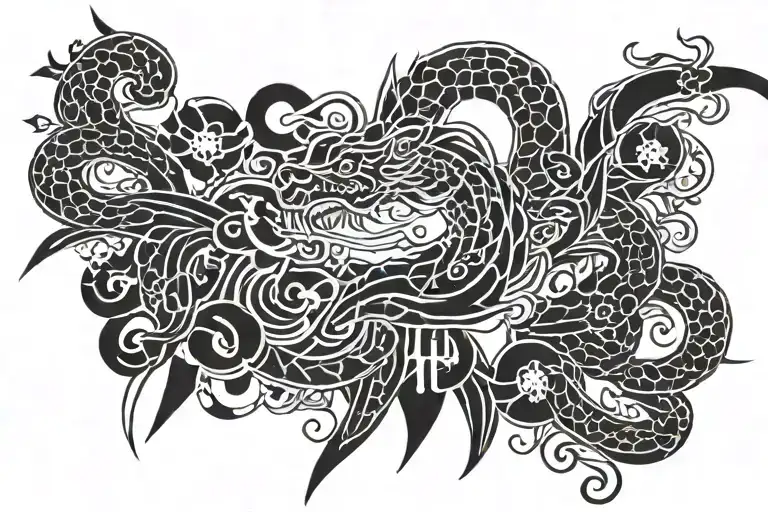 japanese letters for neck tattoo design idea