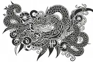 japanese letters for neck tattoo design idea