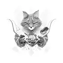 snowboarding  tattoo design idea