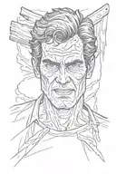 evil dead ash  williams tattoo design idea