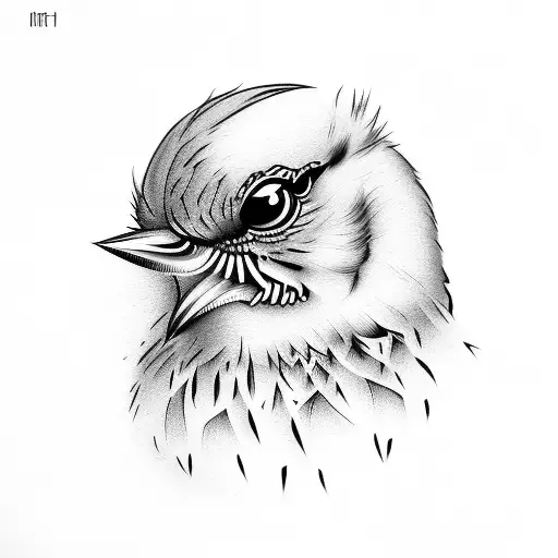mockingbird tattoo design idea