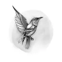 mockingbird tattoo design idea
