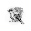 mockingbird tattoo design idea