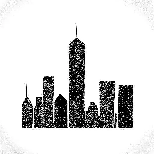 skyline tattoo design idea