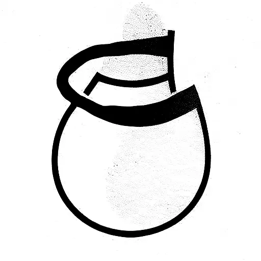 broken vase tattoo design idea